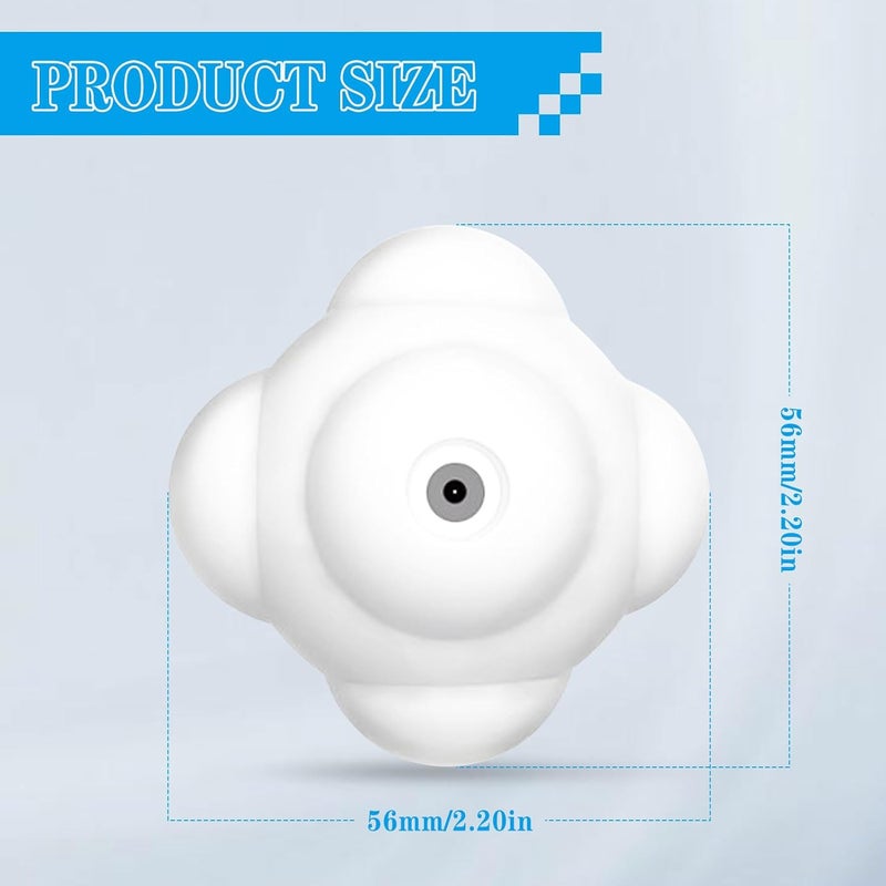 Sywan Smart Reaction Ball, Reflex Ball Hit Different Angles Change Light Color Intelligent Agility Training Light Ball for Hand Eye Coordination Training, Rechargeable, High Elasticity Silicone (1) - Image 4